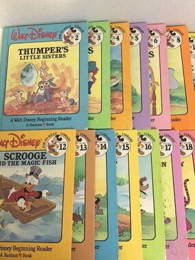 Vtg Walt Disney Fun To Read Library Beginning Reader Books Lot of 15